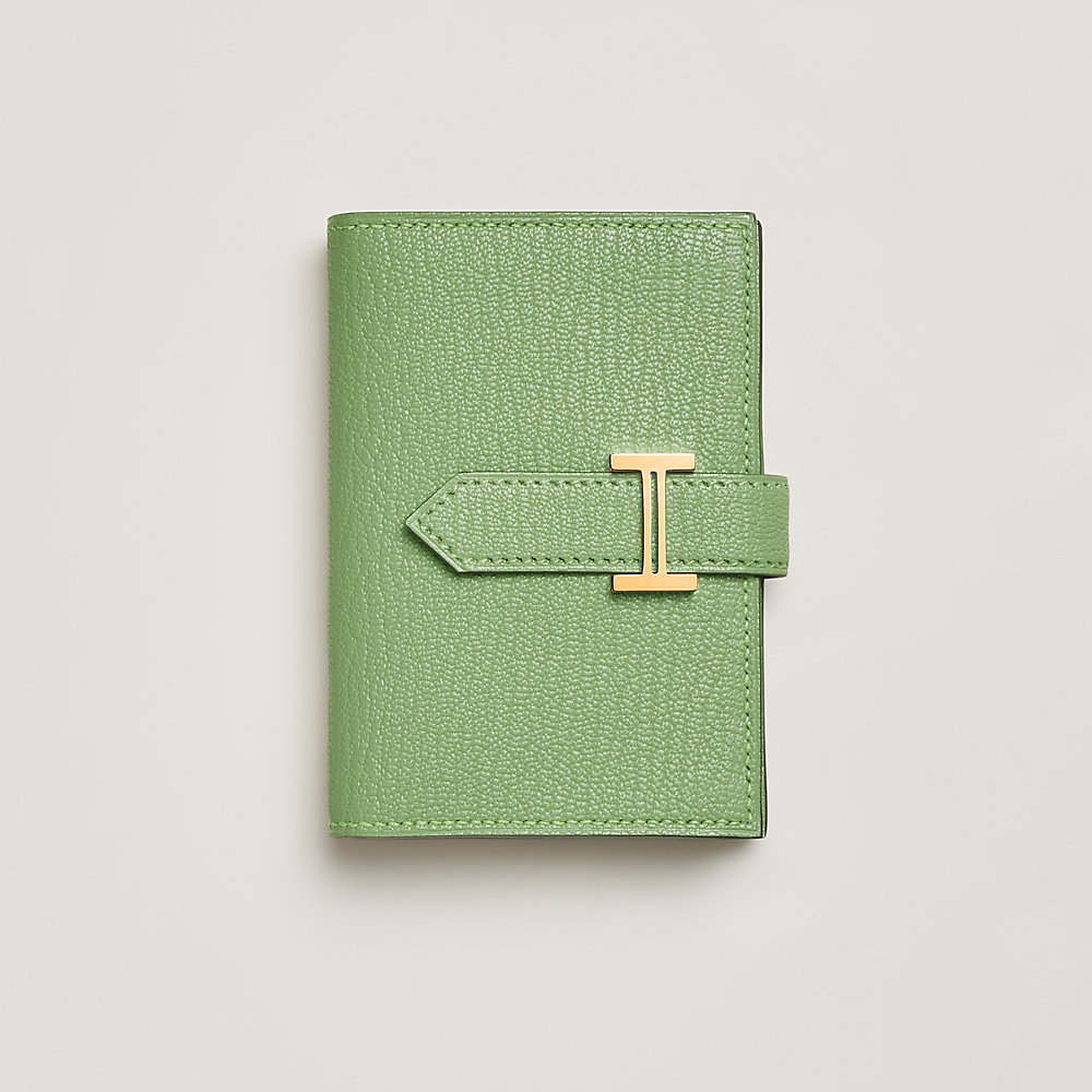 【新品】POLENE HALF MOON WALLET MINI セージグリーン bearn-mini-wallet--039795CC3I-