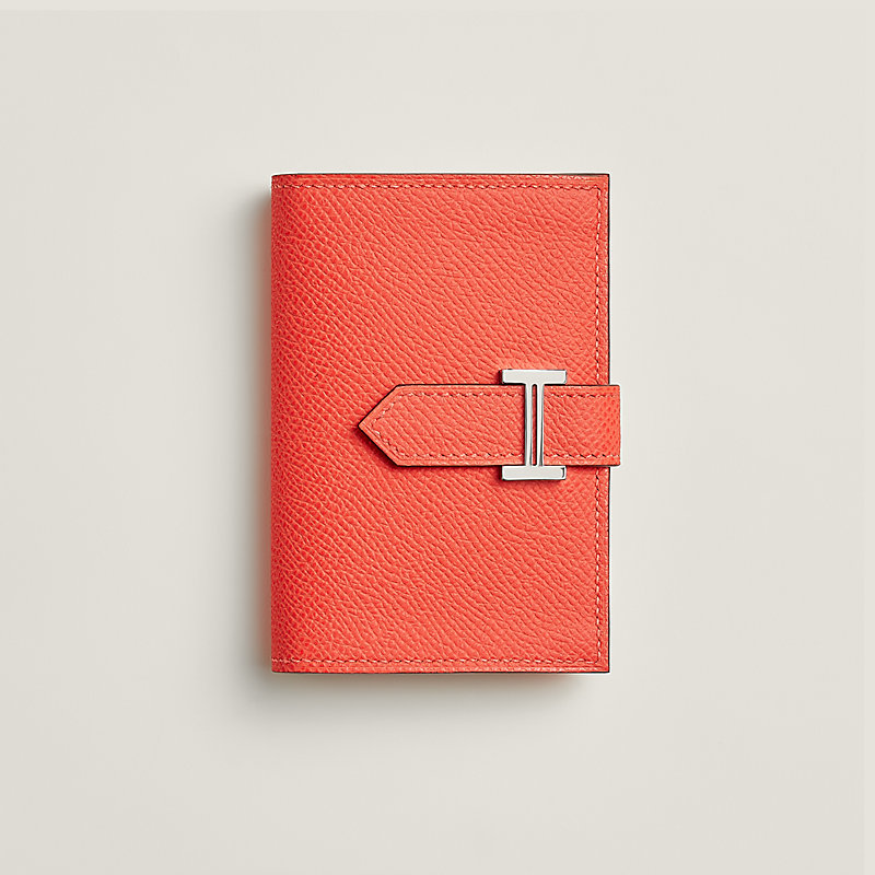 【Hermes】鮮やかオレンジカラー☆人気 Bearn mini ウォレット Bearn mini wallet | Hermès Thailand