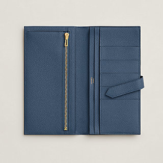 直営店＊ベアン ミニ Bearn mini wallet(bleu indigo×rosegold) Bearn Compact wallet | Hermès USA
