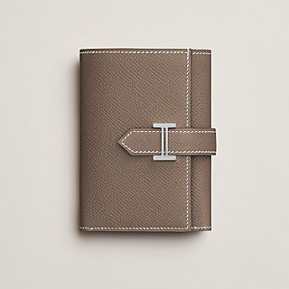 BONAVENTURA Noblessa Bifold Wallet – Etoupe Calf Leather, Slim Design, Multiple Pockets - View #10