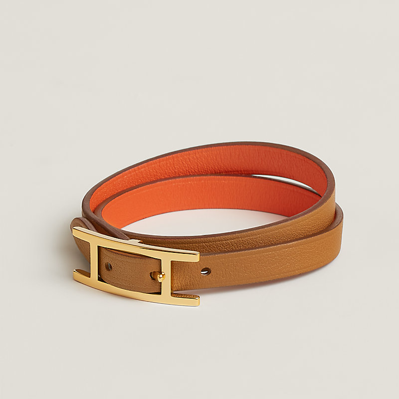 Hermes Clic Clac H Orange Enamel Bracelet | eBay-sonthuy.vn