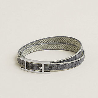 Behapi Double Tour Maille Sport bracelet - Green | Hermès USA
