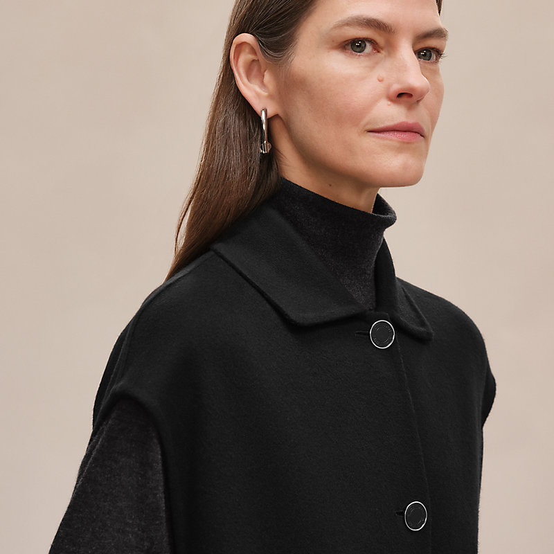 Belted cashmere long vest, View: , view 4 of 6
