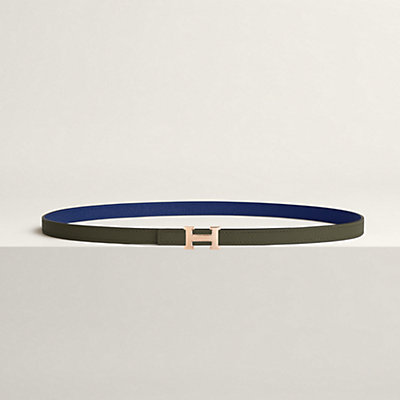Mini 5382 belt buckle & Reversible leather strap 13 mm