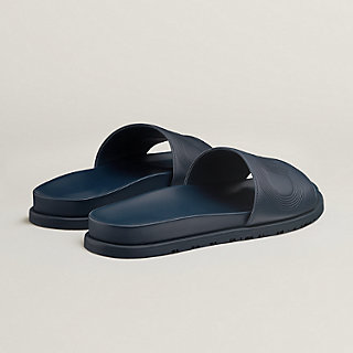 Hermes Blue Leather Biarritz Slide Sandals Biarritz sandal | Hermès Finland main image 4