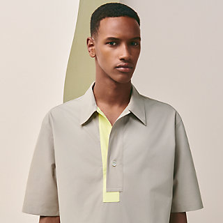 Bicolor polo shirt | Hermès USA