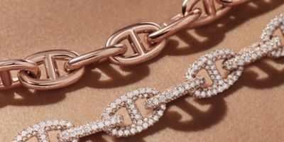 Hermes gold link bracelet sales