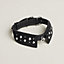 Black Tie dog collar, XS and S, View: front, front, view 2 of 4