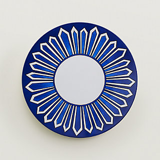 Bleus d'Ailleurs dinner plate | Hermès USA