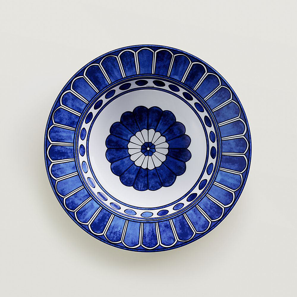 hermes blue plates