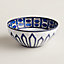 Bleus d'Ailleurs salad bowl, large model, View: front, front, view 1 of 2