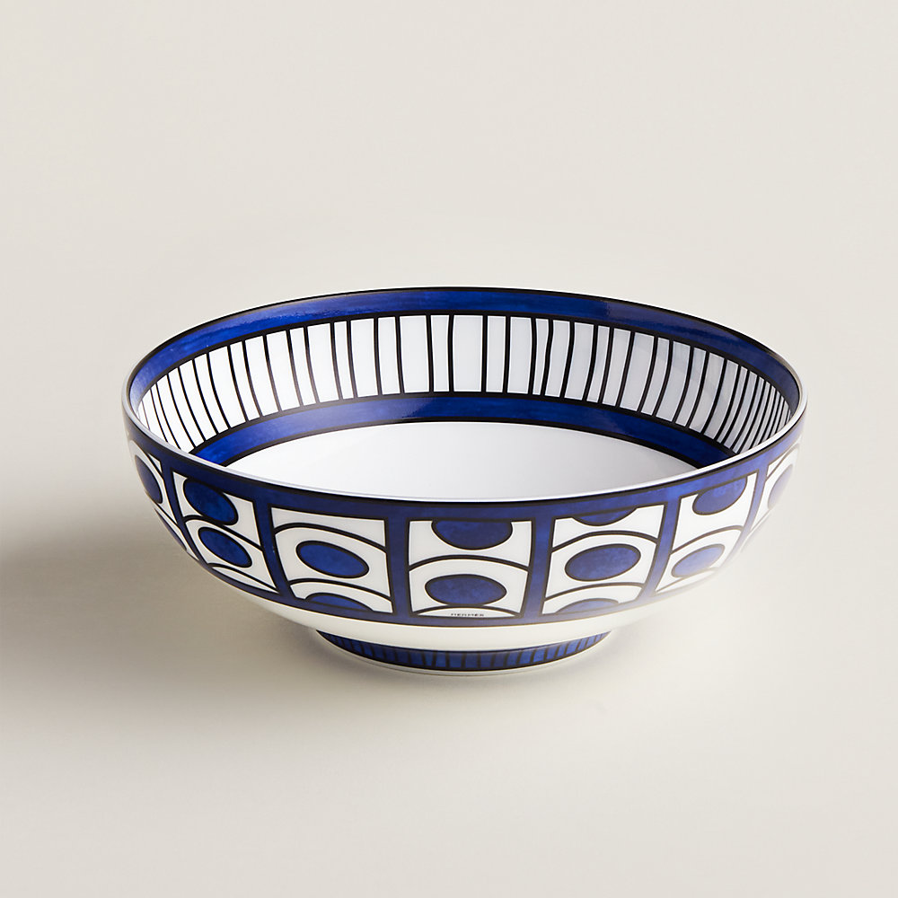 Bleus d'Ailleurs salad bowl, small model | Hermès Canada