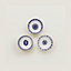 Bleus d'Ailleurs set of 3 bowls (n°&nbsp;1 to 3), View: above, above, view 3 of 3