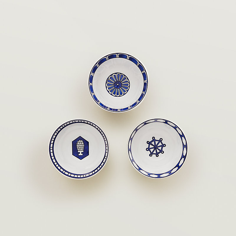 Bleus d'Ailleurs set of 3 bowls (n°&nbsp;1 to 3), View: , view 3 of 3