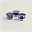 Bleus d'Ailleurs set of 3 bowls (n°&nbsp;1 to 3), View: front, front, view 1 of 3