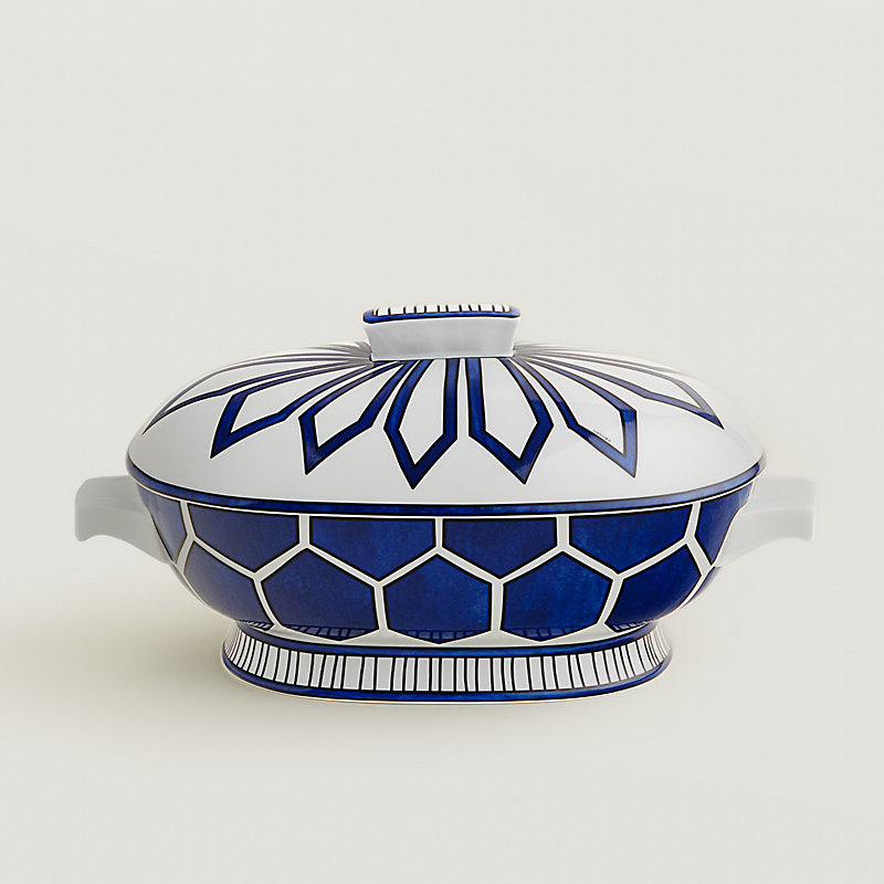 Bleus d'Ailleurs soup tureen | Hermès USA