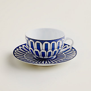 HERMES BLEUS D'AILLEURS 新品未使用 Bleus d'Ailleurs set of 2 mugs (n° 1 and 3) | Hermès USA