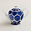Bleus d'Ailleurs teapot, View: front, front, view 1 of 2