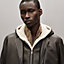 Blouson bord-côte à capuche, Vue: Vue portée, worn, vue 7 sur 9