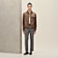Blouson boutonné «&nbsp;devant cuir&nbsp;», Vue: Vue portée, worn, vue 1 sur 6