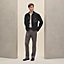 Blouson droit détails cuir, Vue: Vue portée, worn, vue 1 sur 7