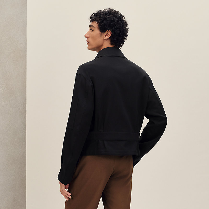 Blouson droit zippé