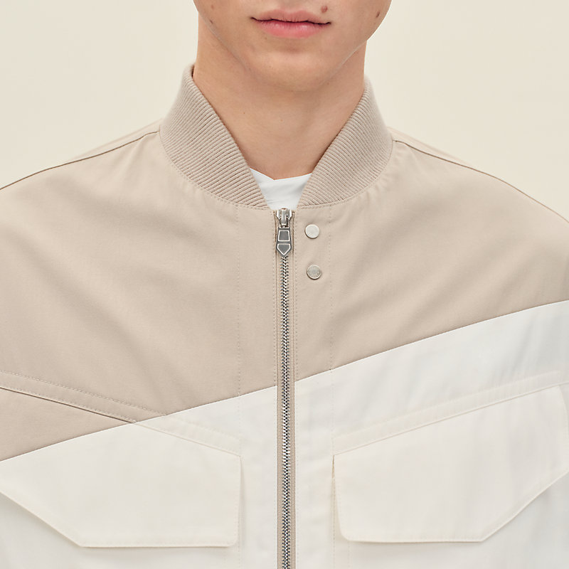Blouson droit zippé