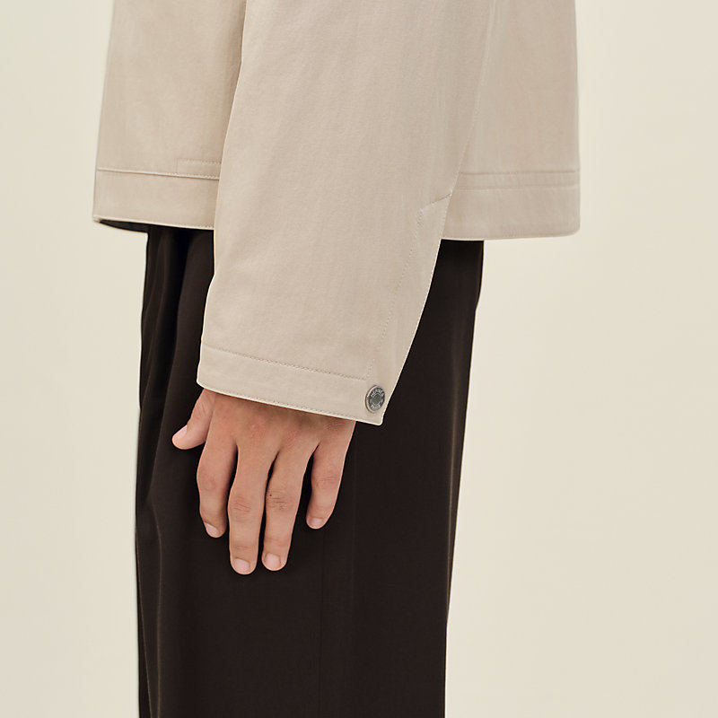 Blouson droit zippé