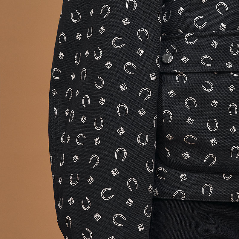 Blouson im Materialmix mit "Porte-Bonheur Bandana"-Print, Ansicht: , Ansicht 6 von 7