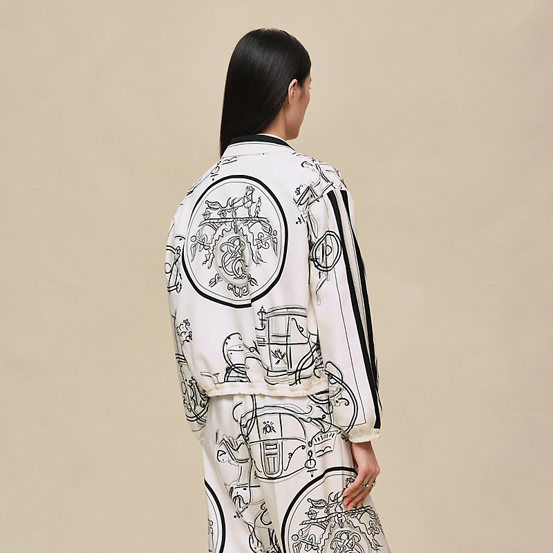 Blouson imprimé «&nbsp;Ex-Libris à Main Levée&nbsp;»