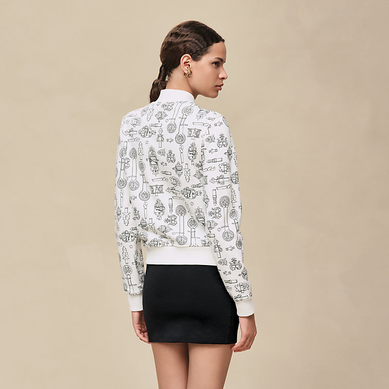 Blouson Inspiration Teddy imprimé «&nbsp;Ferronnerie Remix&nbsp;»