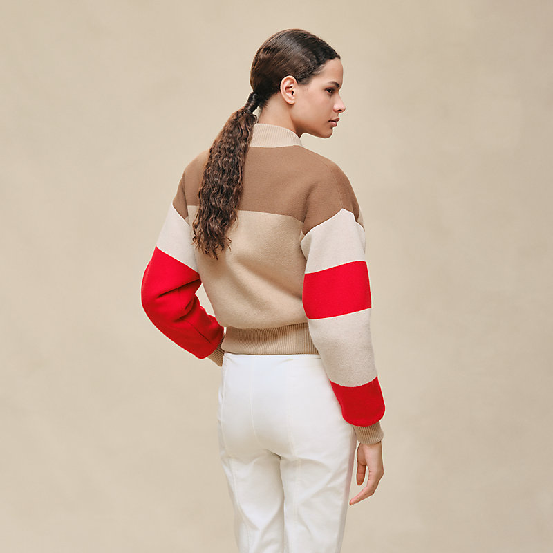 Blouson matelassé motif « Grand Manège » | Hermès France
