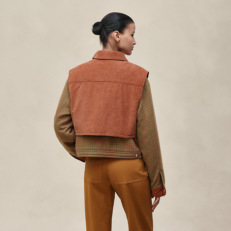 Blouson modulable mix matière, Vue: , vue 4 sur 9