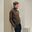 Blouson zippé «&nbsp;devant cuir&nbsp;», Vue: Vue portée, worn, vue 1 sur 5