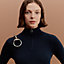 Blusa de base Cocoon, Exibir: Sendo usado, worn, visualizar 4 de 4
