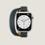 Boîtier Series 8 & Bracelet Apple Watch Hermès Double Tour 41 mm Attelage, Vue: vue de face, front, vue 1 sur 5