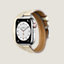 Boîtier Series 8 & Bracelet Apple Watch Hermès Double Tour 41 mm Attelage, Vue: vue de côté, side, vue 2 sur 5
