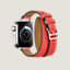 Boîtier Series 8 & Bracelet Apple Watch Hermès Double Tour 41 mm Attelage, Vue: Vue de dos, back, vue 3 sur 5
