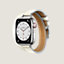 Boîtier Series 8 & Bracelet Apple Watch Hermès Double Tour 41&nbsp;mm Attelage, Vue: vue de côté, side, vue 2 sur 5