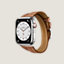 Boîtier Series 8 & Bracelet Apple Watch Hermès Double Tour 41&nbsp;mm Attelage, Vue: vue de côté, side, vue 3 sur 5