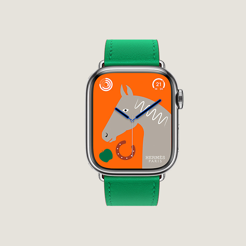 Boîtier Series 8 & Bracelet Apple Watch Hermès Simple Tour 41&nbsp;mm