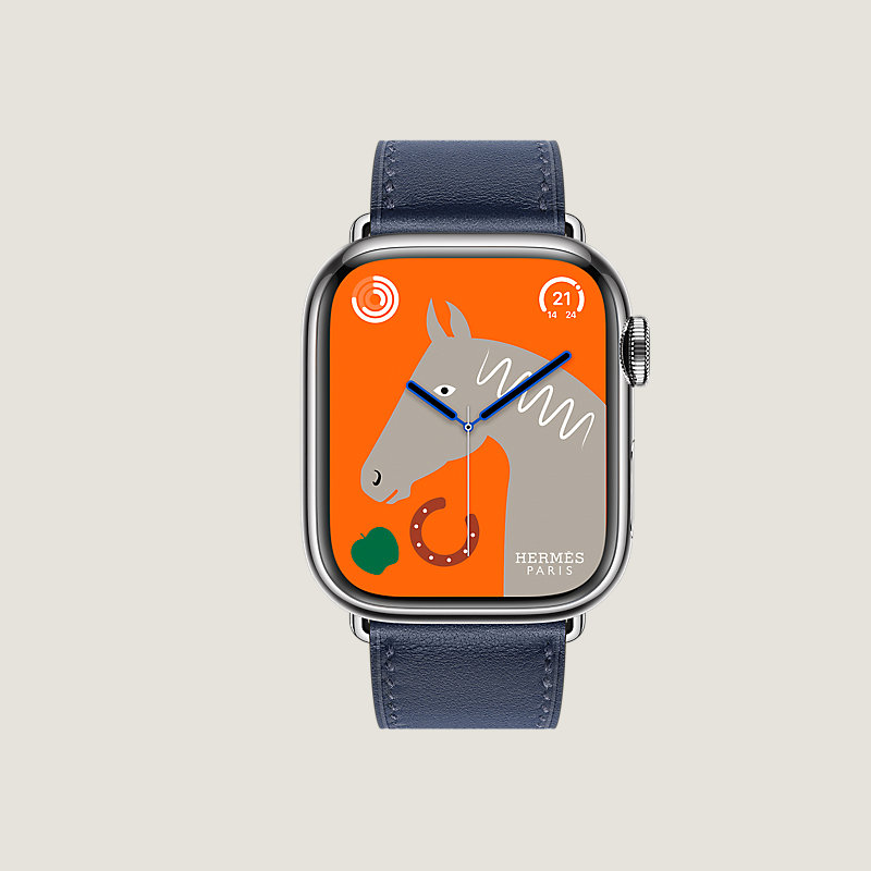 Boîtier Series 8 & Bracelet Apple Watch Hermès Simple Tour 41&nbsp;mm
