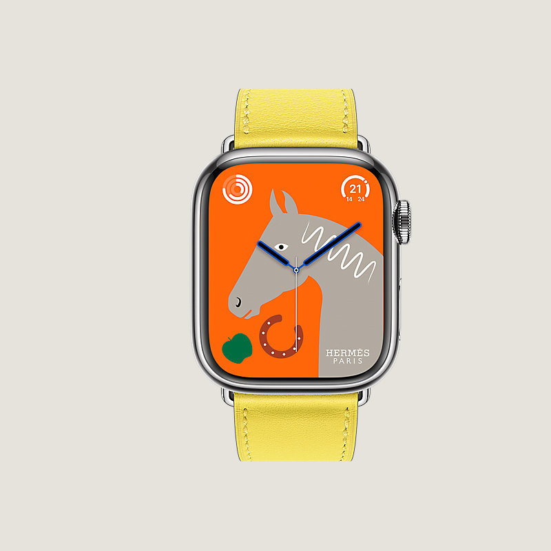 Boîtier Series 8 & Bracelet Apple Watch Hermès Simple Tour 41&nbsp;mm
