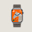 Boîtier Series 8 & Bracelet Apple Watch Hermès Simple Tour 45 mm H Diagonal, Vue: vue de face, front, vue 4 sur 5
