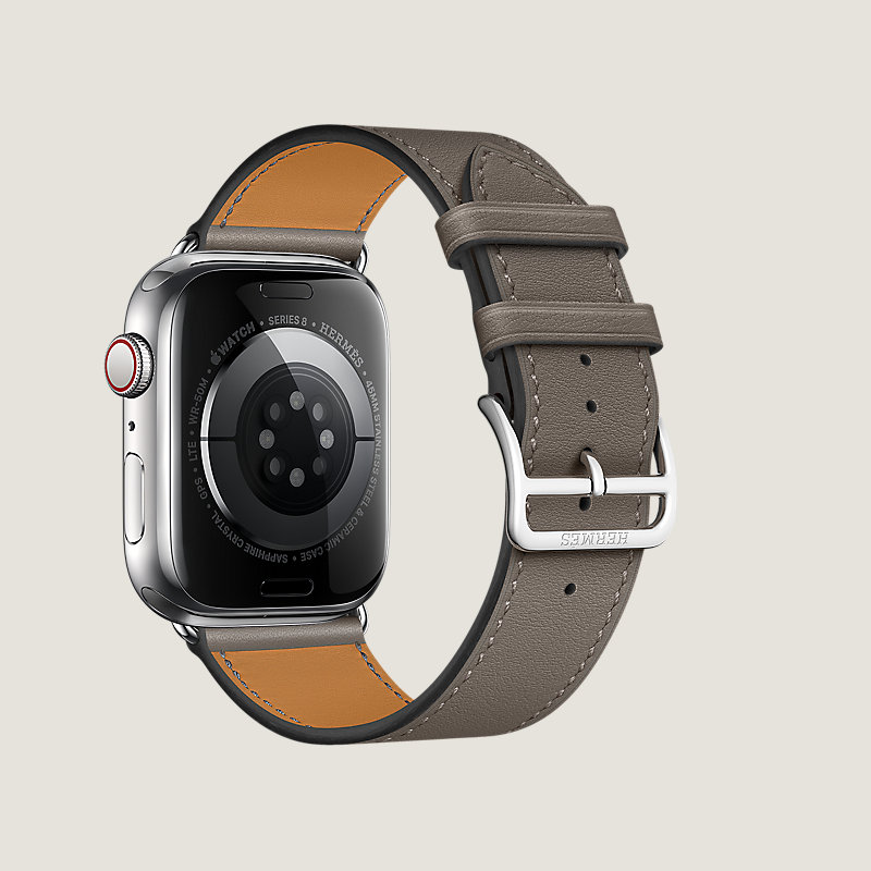 Boîtier Series 8 & Bracelet Apple Watch Hermès Simple Tour 45&nbsp;mm