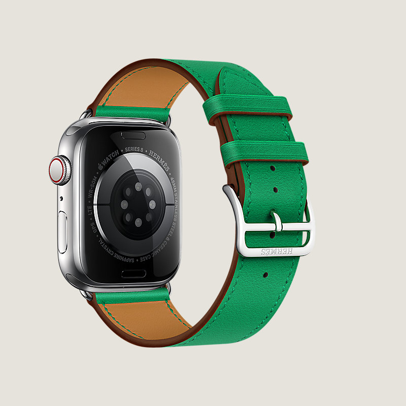 Boîtier Series 8 & Bracelet Apple Watch Hermès Simple Tour 45&nbsp;mm