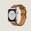 Boîtier Series 8 & Bracelet Apple Watch Hermès Simple Tour 45&nbsp;mm Attelage, Vue: vue de côté, side, vue 2 sur 4