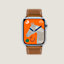 Boîtier Series 8 & Bracelet Apple Watch Hermès Simple Tour 45&nbsp;mm Boucle Déployante, Vue: vue de face, front, vue 3 sur 4
