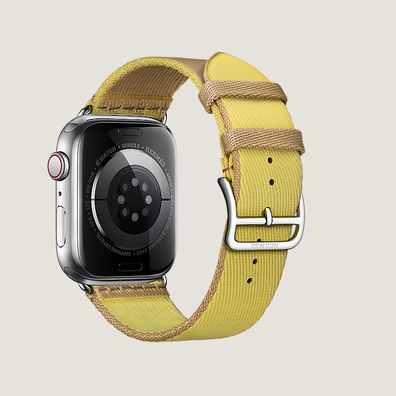 Boîtier Series 8 & Bracelet Apple Watch Hermès Simple Tour 45&nbsp;mm Jumping