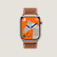 Boîtier Series 8_ test Flows & Bracelet Apple Watch Hermès Simple Tour 45 mm H Diagonal, Vue: vue de face, front, vue 4 sur 5